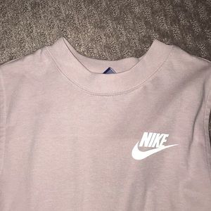 NWOT Nike pink muscle tee!!